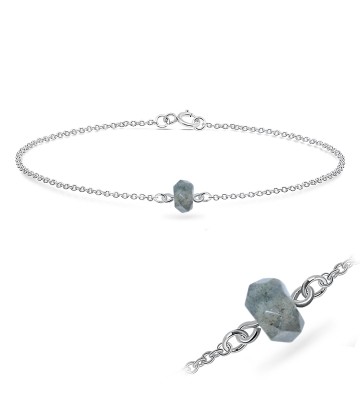 Labradorite Silver Bracelet BRS-421